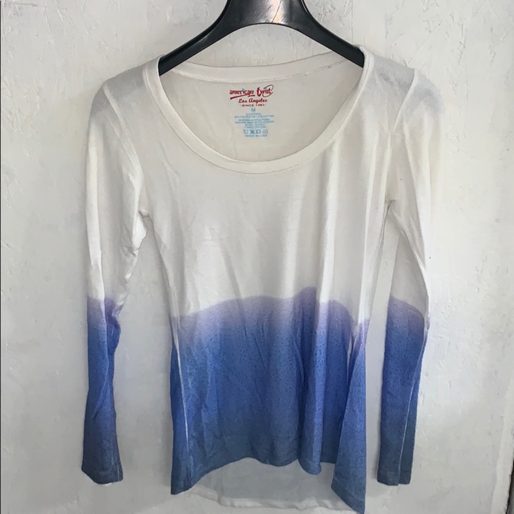 blue and white ombre sweater 💙💙